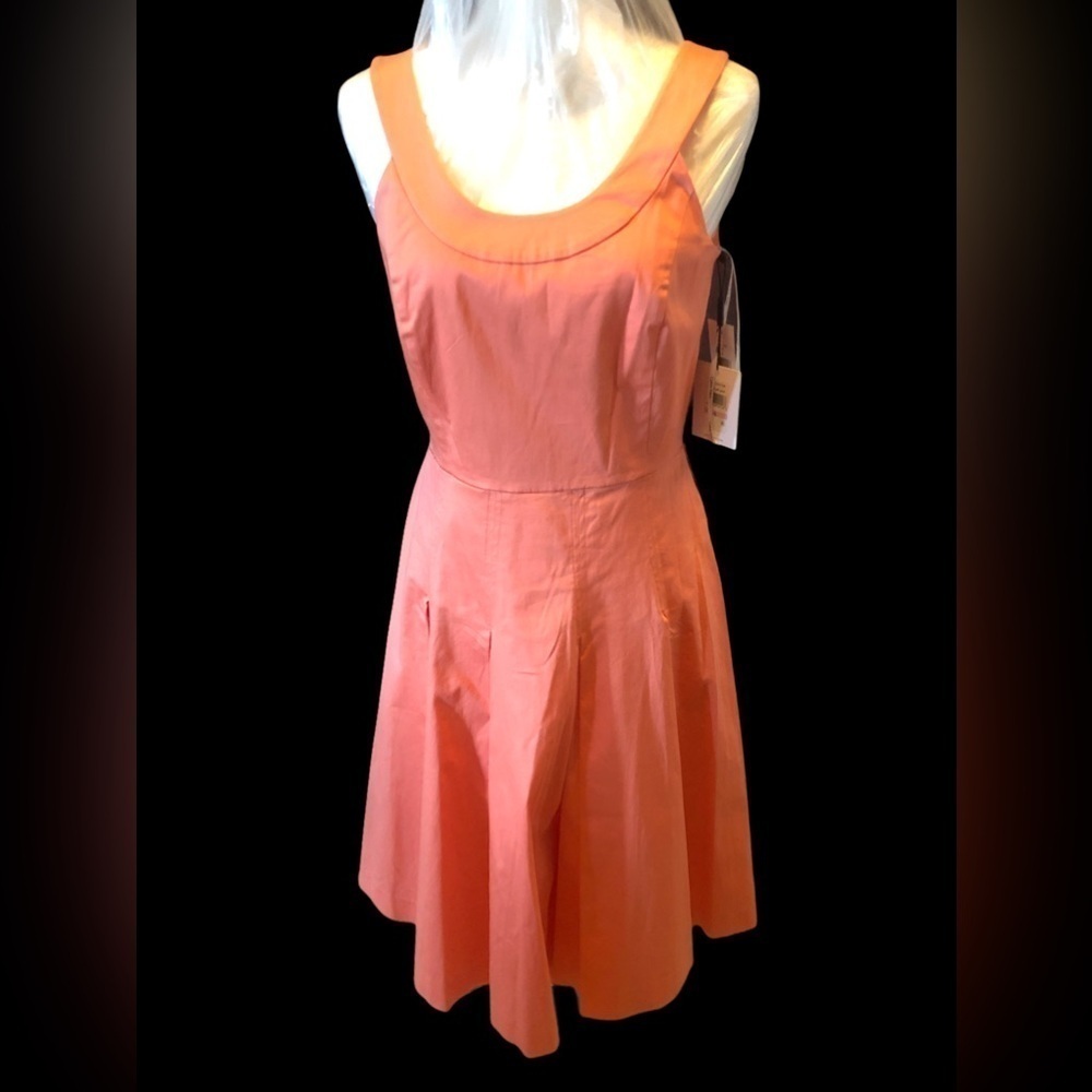 NWT peach cotton dress Calvin Klein